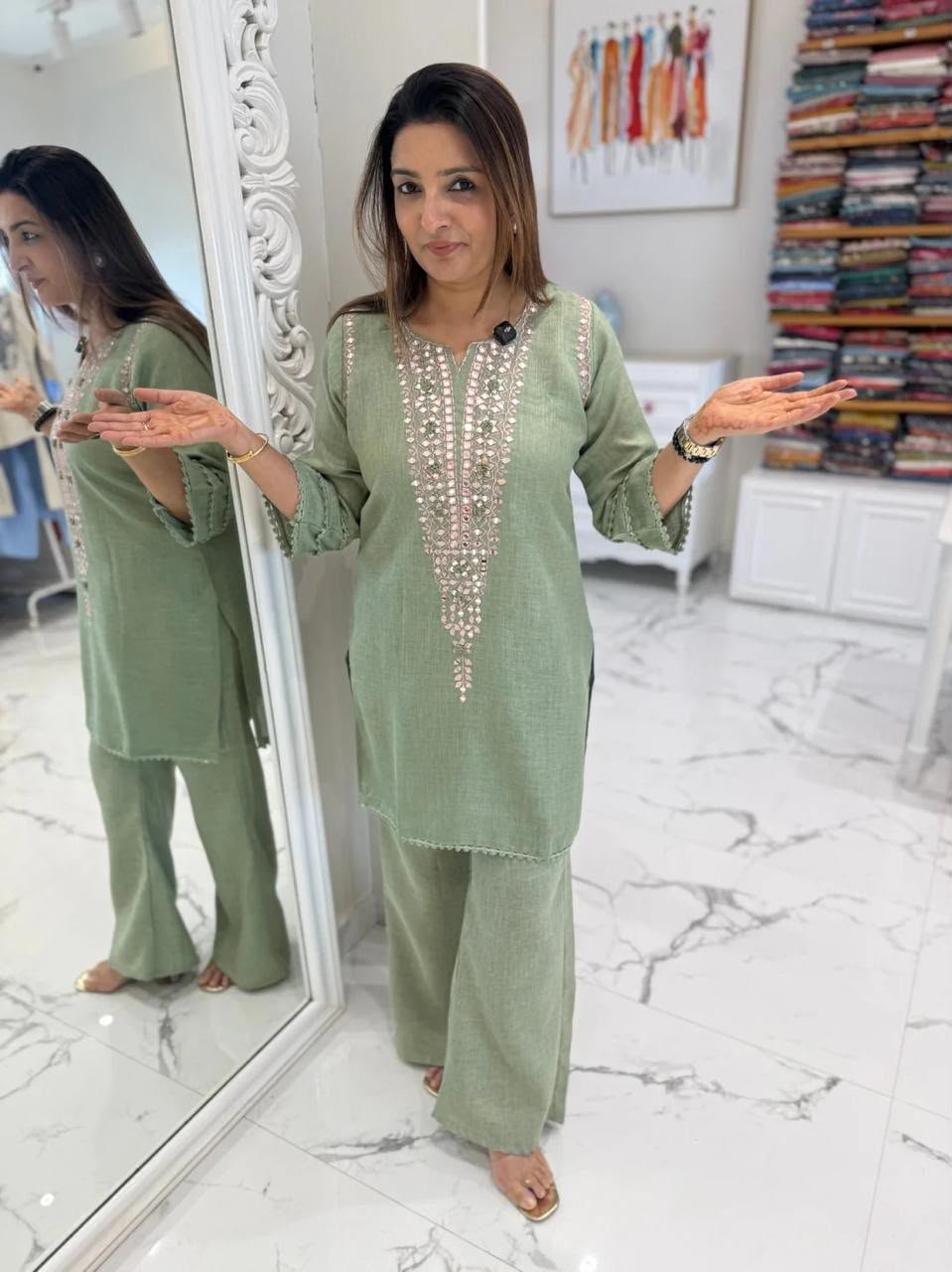 Comfortable and classy Cord set for this Hot Summer